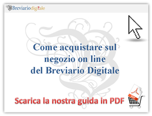 Come acquistare sul negozio on line del Breviario Digitale