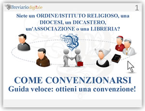 Guida in PDF sulle Convenzioni con il negozio on line del Breviario Digitale